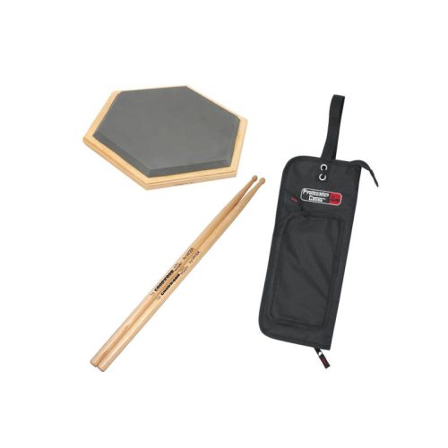 6” BK Practice Pad + 7A Goodwood + Gator Stick Bag