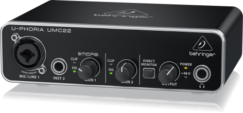 Behringer U-PHORIA UMC22 Audiophile 2x2 USB Audio Interface - Image 3