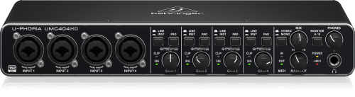 Behringer U-Phoria UMC404HD USB Audio Interface - Image 4