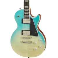 Epiphone Les Paul Modern Figured Guitar – Caribbean Blue Fade