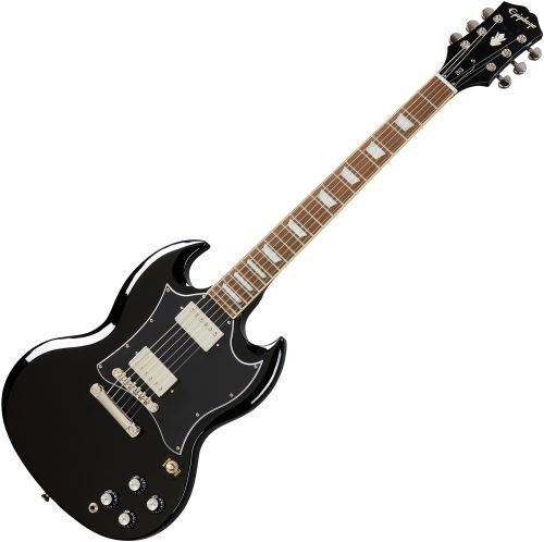 Epiphone SG Standard - Ebony Solidbody Electric Guitar - Image 2