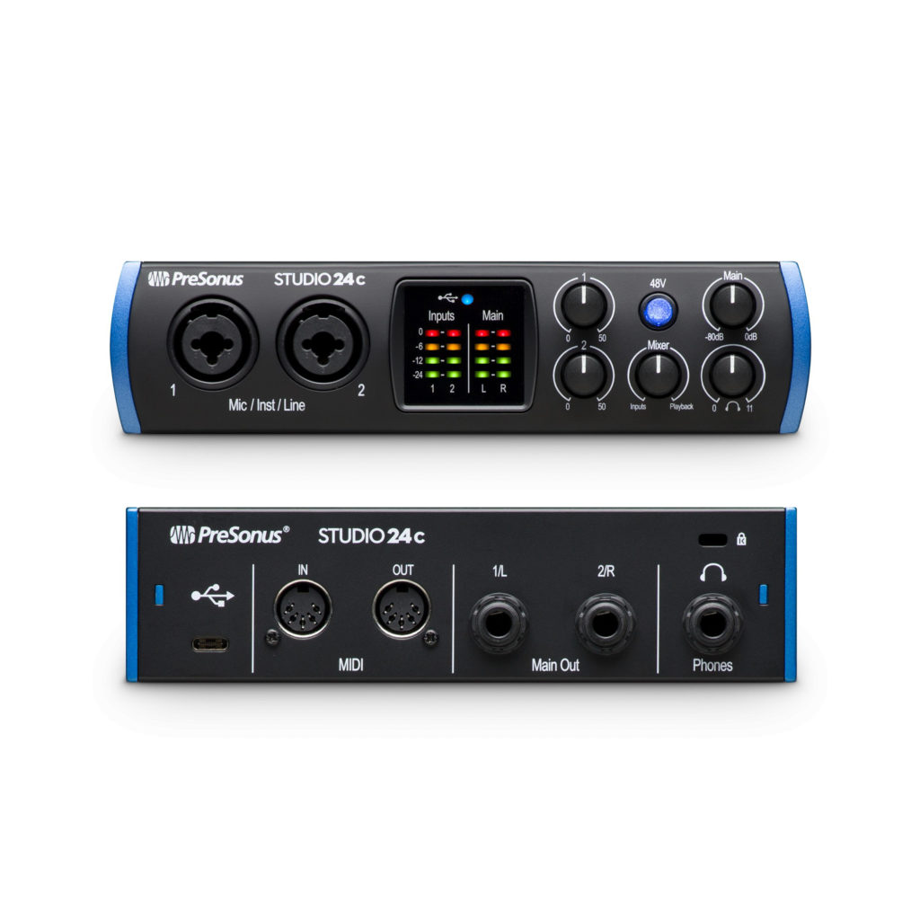 Звуковая карта presonus studio 24c обзор