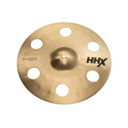 The Sabian16 inch HHX Evolution Ozone Crash has Perforated by 2″ holes, this innovative crash delivers raw, dark and dirty bite.