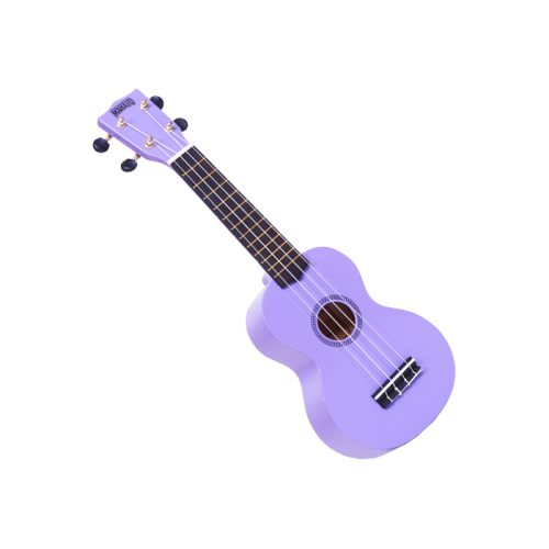 The Mahalo MR1 Soprano Ukulele - Purple feature state-of-the-art Canadian NuBone Extended Bass (XB) bridge saddles to increase projection and bass response.