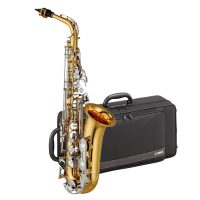 Yamaha Alto Saxophone Lacquered Body with Silver Keys YAS26