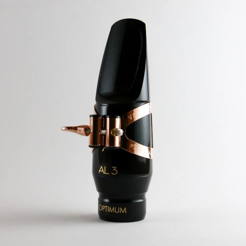 Vandoren M|O Alto Saxophone Ligature and Cap – Pink Gold Finish - Image 3