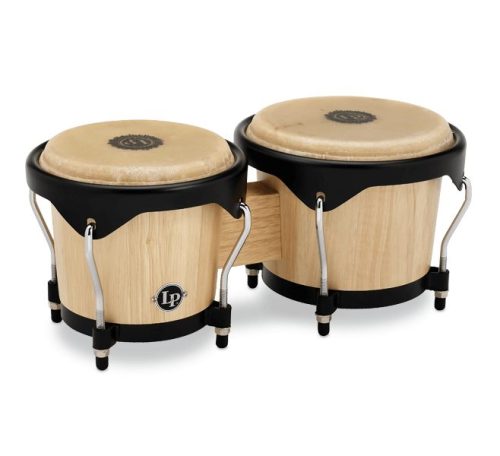 Latin Percussion City Wood Bongos - Natural