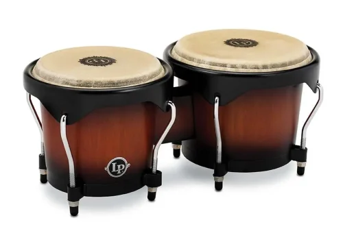 Latin Percussion City Wood Bongos - Vintage Sunburst - Image 2