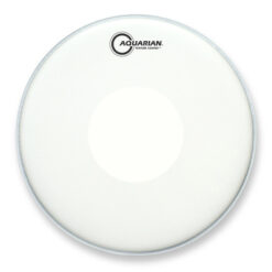 The Aquarian Texture Coated w/Power-Dot Snare Drum Head offer consistent tone, increased resonance, and a sensitive response.