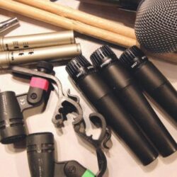 Drum Microphone, Clips & Stands