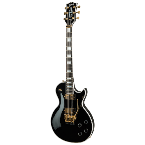 Gibson Custom Les Paul Custom - Ebony with Ebony Fingerboard - Image 2