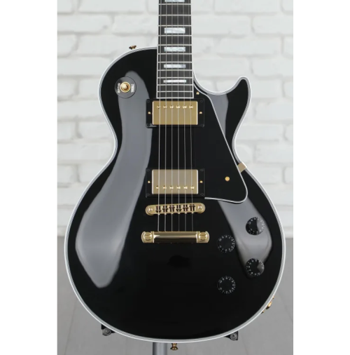 Gibson Custom Les Paul Custom - Ebony with Ebony Fingerboard