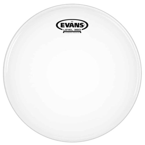 The Evans Drumhead 10 Inch EC2 Coated SST use an ink ring that is painted onto the head rather than the glued on metal ring.