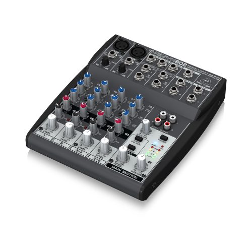 The Behringer Xenyx 802 8-input Mixing Desk provide a transparent, crystal-clear performance. Get yours today at Marshall Music!