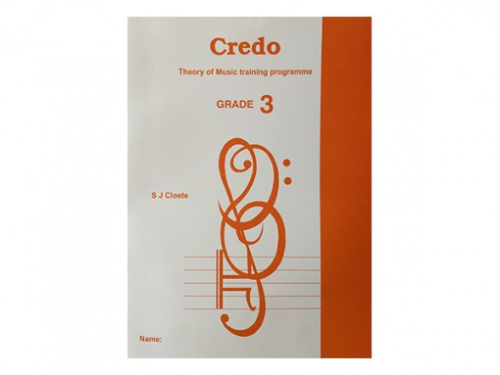 Credo Theory Grade 3 – English