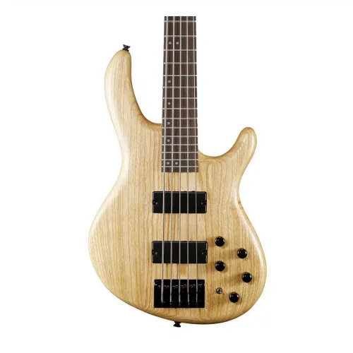 Cort Action Bass DLX 5-String Bass w/ Markbass EQ – Open Pore Natural