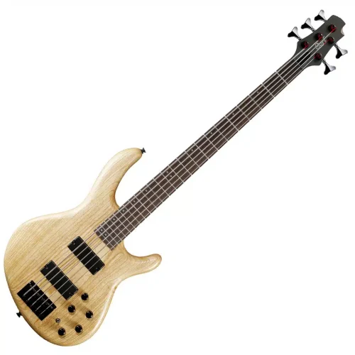 Cort Action Bass DLX 5-String Bass w/ Markbass EQ – Open Pore Natural - Image 2