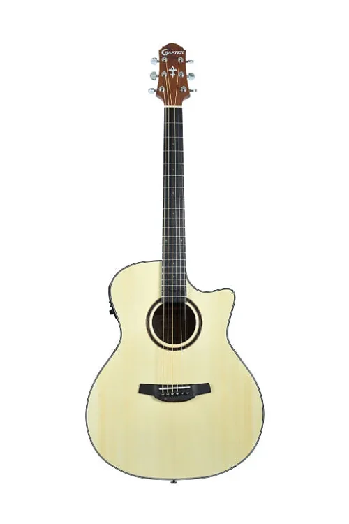 Crafter HG100-CE Grand auditorium Acoustic-electric Guitar - Image 2