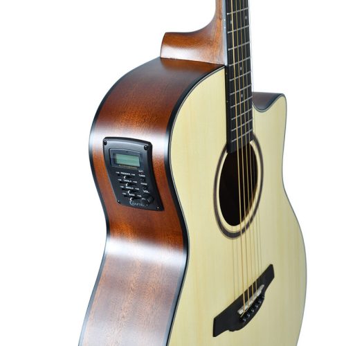 Crafter HG100-CE Grand auditorium Acoustic-electric Guitar - Image 3