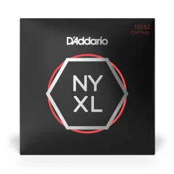 D'Addario NYXL Nickel Wound 10-52 Electric Guitar Strings