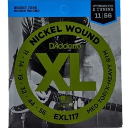 D'Addario XL Nickel Wound Electric Guitar Strings - .011-.056