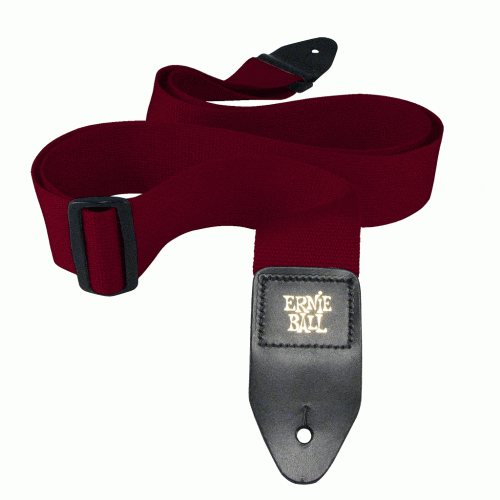 Ernie Ball Polypro Guitar Strap – Burgundy