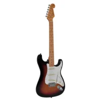 SX FST57 Electric Guitar Strat Style - 3 Tone Sunburst