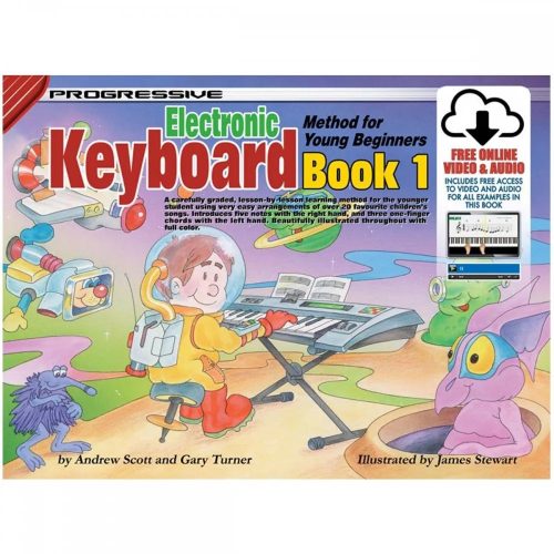 Progressive Electronic Keyboard Method for Young Beginners Book 1