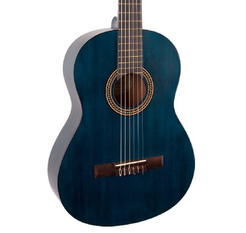 Valencia Classical 4/4 Guitar - Transparent Blue