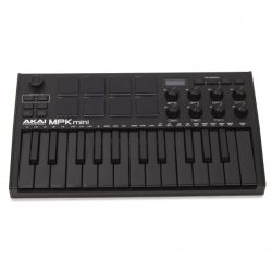 Akai MPK Mini Mk3 - Black on Black Edition