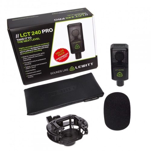 Lewitt LCT240 Pro Cardioid Value Pack - Black