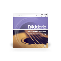 D'Addario EJ26 Phosphor Bronze Acoustic Guitar Strings 011-052