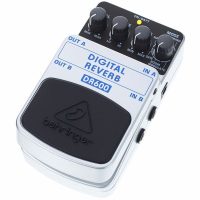 The Behringer DR600 Digital Reverb Pedal offers deep, full reverbs for any occasion. Grab one today and add the perfect reverb to your sound!