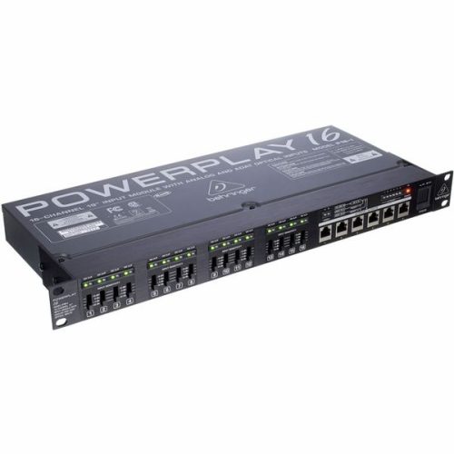 The Behringer Powerplay P16-I 16-channel Input Module is an easy and affordable way to distribute up to 16 channels of audio.