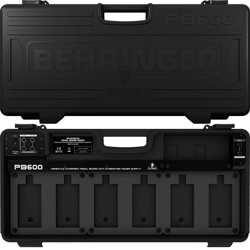 behringer pb600 pedalboard with power supply