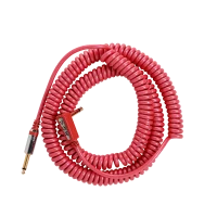 VOX Vintage Coiled Guitar Cable in Red - 9m