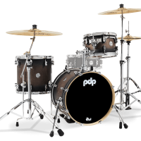 PDP Concept Maple 3 Piece Bop Kit- Charcoal Burst Lacquer