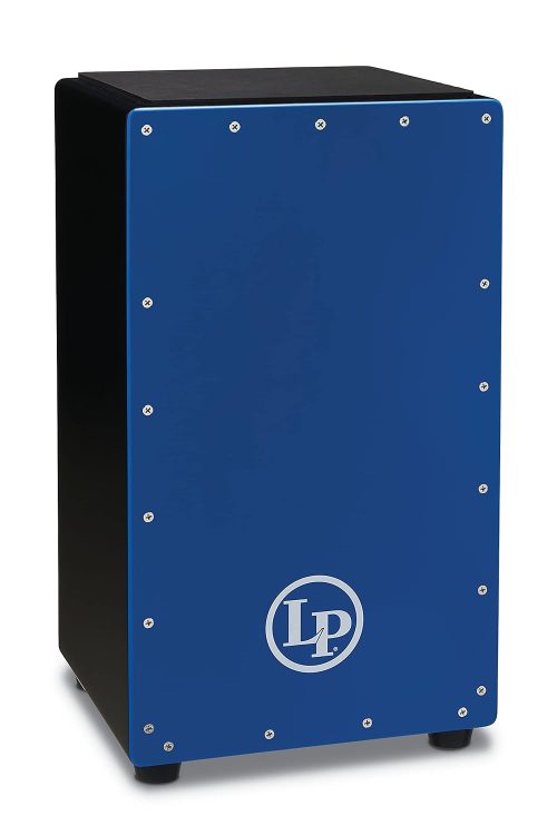 LP Prism Snare Cajon with Padded Seat - Blue - Image 2