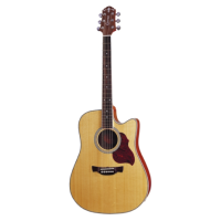 Crafter DE 6-N Dreadnought Acoustic Electric Guitar