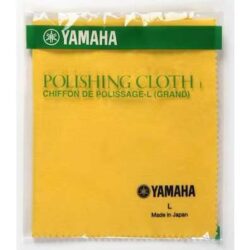 The Yamaha Brasswind Polish Cloth - Large is suitable for brass, wood or lacquered surfaces. Made in Japan. Size - 27.5cm x 36cm.