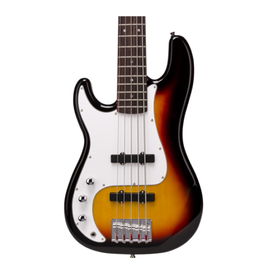 SX - 5 String Precision Bass - 3 Tone Sunburst - Left Hand