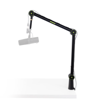 The Shure by Gator Deluxe Articulating Desktop Mic Boom Stand brings a new level of convenience to the table — literally!