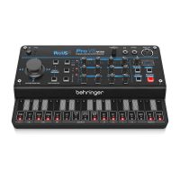 The Behringer Pro VS Mini Hybrid Vector Synthesizer has a 4-voice design comprises 16 total vector morphing oscillators, with four per voice.