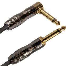 The Quiklok ITST JR 3 Instrument Cable Black allows each musician to make connections to their guitar, bass or keyboard in order to guarantee sound fidelity