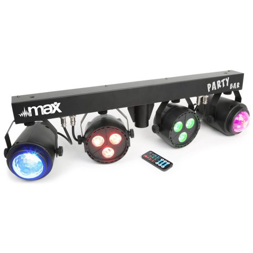 Beamz Partybar 1 - 2x Par - 3x 3w RGBW and 2x Jellymoon