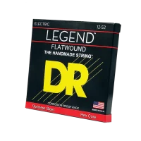 DR Strings Legend Flatwound Electric Guitar Strings - 12-52