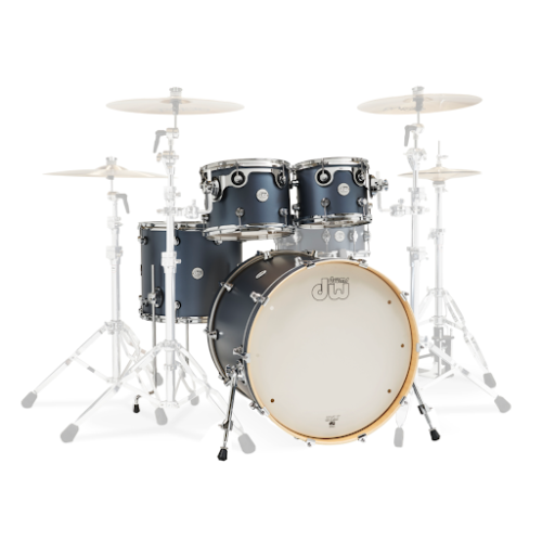 DW Design Series 4-piece Shell Pack - Blue Slate