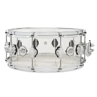 DW Design Series 6 x 14 inch Clear Acrylic Snare Drum