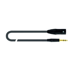 Quik Lok JUST MJS-3 XLR Male - Jack Microphone Cable - 3m