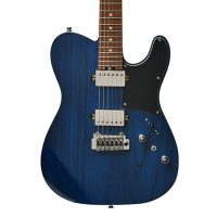 Bacchus Tactics 24 Ash Electric Guitar - See Through Blue